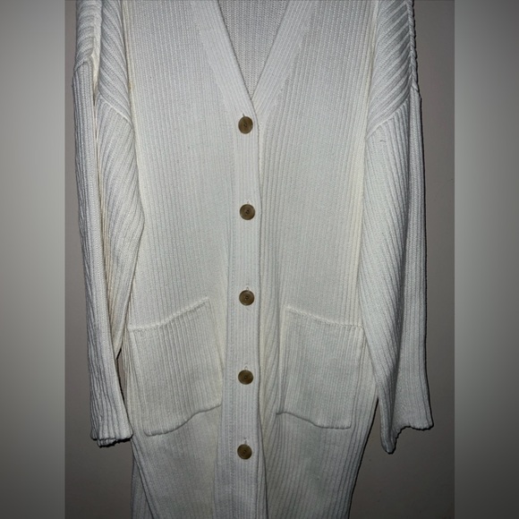 Haven Well Within Sweater Button Oversized Long Cardigan Duster Women’s Large - Picture 3 of 9